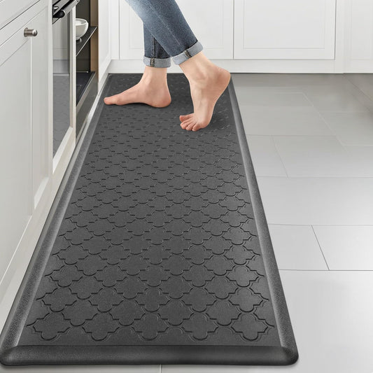 anti Fatigue Kitchen Mats for Floor 20"X60", Cushioned Standing Mat | Non Slip Waterproof Kitchen Runner Rug, Heavy Duty Padded Foam Comfort Mat Floor Carpet for Standing Desk, Laundry, Sink
