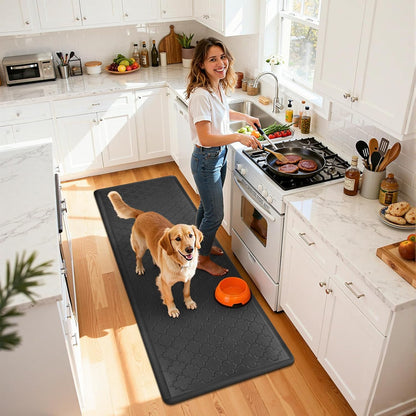 anti Fatigue Kitchen Mats for Floor 20"X60", Cushioned Standing Mat | Non Slip Waterproof Kitchen Runner Rug, Heavy Duty Padded Foam Comfort Mat Floor Carpet for Standing Desk, Laundry, Sink